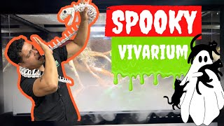 HALLOWEEN VIVARIUM | A quick DIY spooky build for your reptile or amphibian.