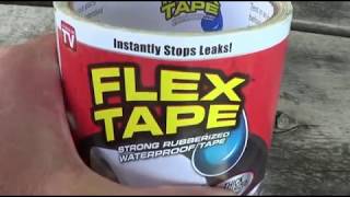 Flex Tape   Test on Swimming Pool Leak