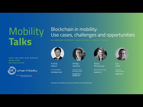 Mobility Talks Episode 3: Blockchain in mobility: use cases, challenges and opportunities