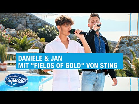 Duett 02: Daniele Puccia &amp; Jan Böckmann mit "Fields Of Gold" von Sting | DSDS 2021