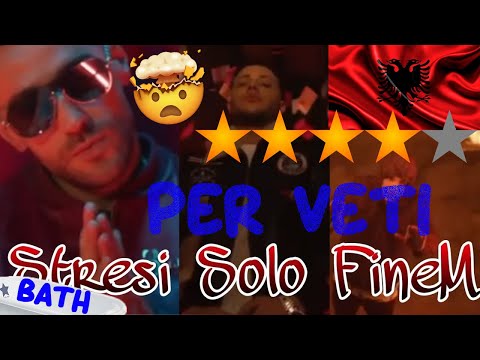 BATH REACTION to Stresi x Finem x Solo - Per Veti/SWISS BOY REACTS to ALBANIAN RAP SONG!!REAL TALK!!