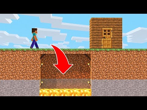 MINECRAFT TROLL | LA TRAMPA OCULTA MAS FÁCIL DE HACER | MINECRAFT TRAMPAS