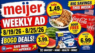 🇺🇸 Meijer Weekly Ad 8/19/26 - 8/25/26 🔥 BOGO Deals & mPerks | Meijer Deals
