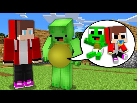 Mikey is PREGNANT by JJ in Minecraft Challenge - Maizen JJ and Mikey Cash and Nico Zoey Mazien
