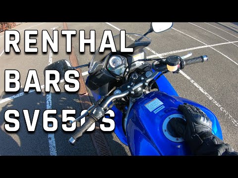 SV650S: Renthal Handlebar Conversion.