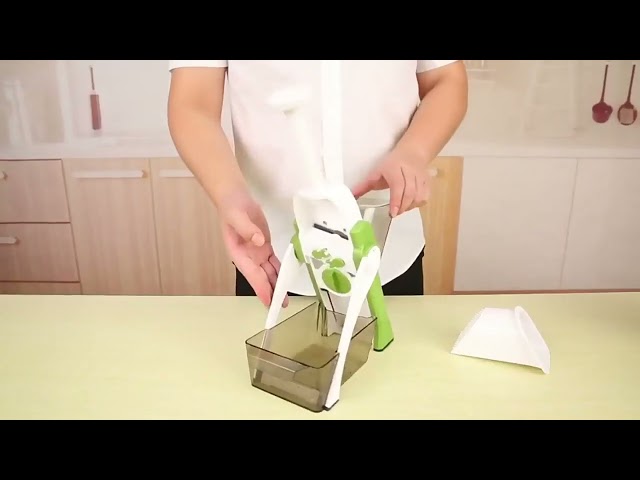 قطاعة الخضروات ماندولين من أدوات المطبخ الأساسية لتقطيع الخضار بسرعة و سهولة وبعدة سماكات