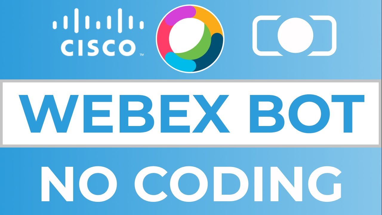 Build a Webex bot - NO PROGRAMMING!