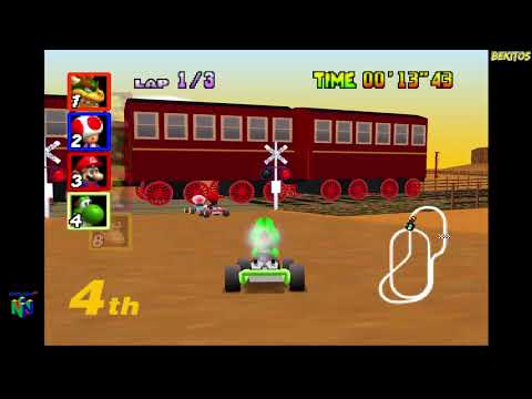 Mario Kart 64 Amped Up 3.01 All Classic Tracks (Grand Cup) (New Graphic Characters)