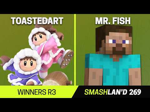 SmashLAN'd 269 Winners R3 - ToastedArt (Ice Climbers) vs Mr. Fish (Steve) - SSBU Tournament