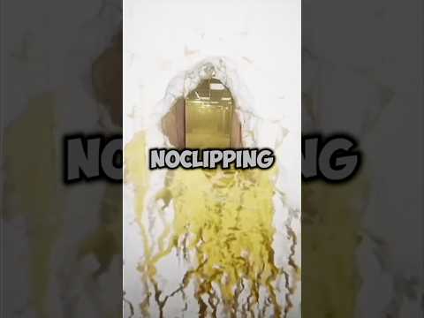 🚷 How to NOCLIP into the BACKROOMS? 👣 #backrooms #dreamcore #shorts