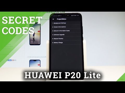 How to Enter Project Menu in HUAWEI P20 Lite - EMUI Service Menu |HardReset.Info