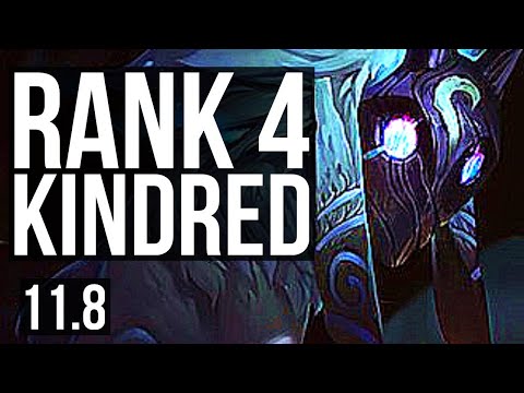 KINDRED vs KAYN (JUNGLE) | Rank 4 Kindred, 18/3/8, Legendary | KR Challenger | v11.8