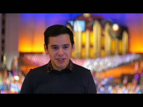 David Archuleta Reflects on Performing with The Tabernacle Choir
