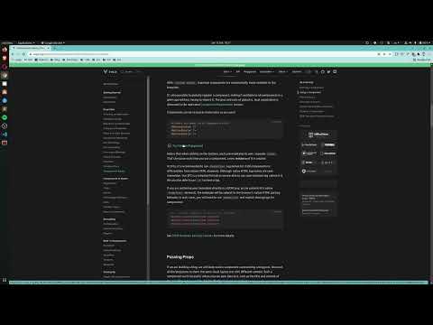 Reading the new VueJs.org docs LIVE! - Part 14 - Components Basics
