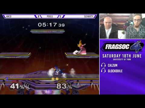 Fragsoc 4 Pools - Amcd (Peach) vs Schwifty (Falco)