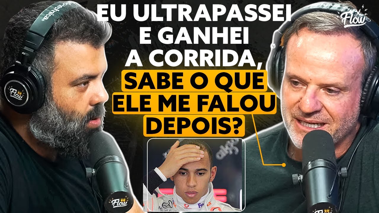 Barrichello REVELA BASTIDORES com Lewis Hamilton