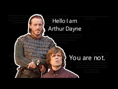Bronn is Arthur Dayne - ASOIAF Theories