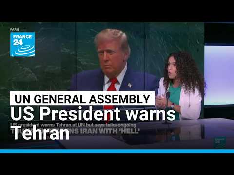 US President warns Tehran at UN but says talks ongoing