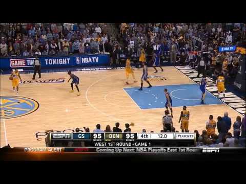 curry 3 and miller gw - game 1 nuggets warriors