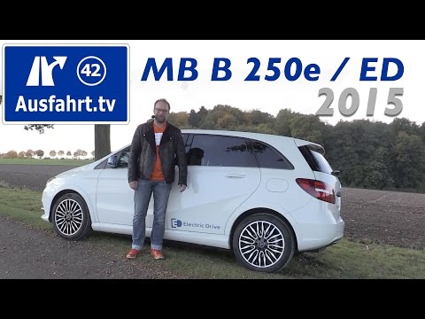 Mercedes-Benz B 250 e / B200 Electric Drive - Fahrbericht der Probefahrt, Test , Review (German)
