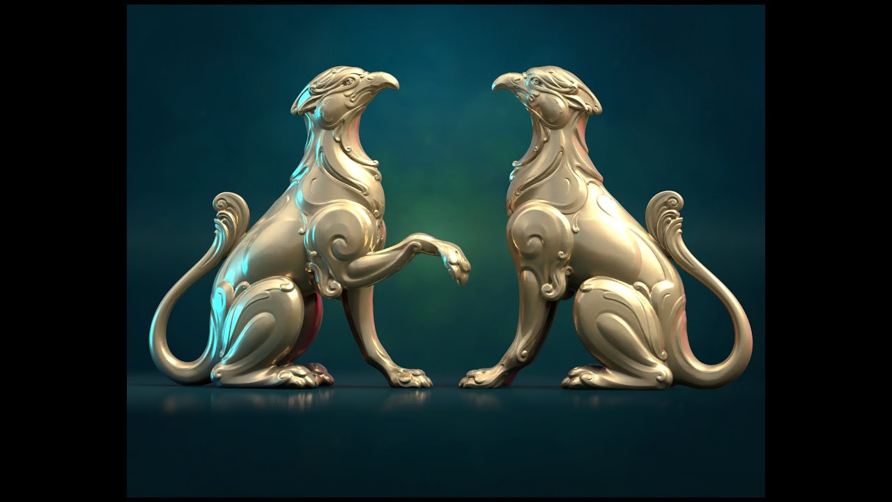 Griffin wing less 3D Model