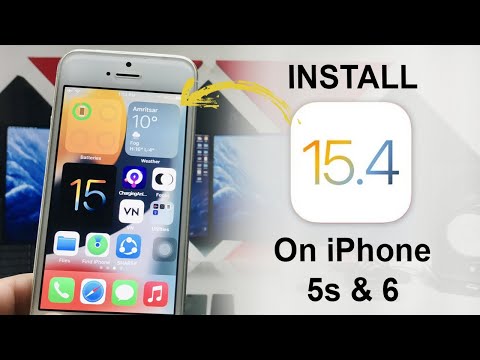 How to Install iOS 15.4 on iPhone 5s & 6 - Update iPhone 5s & 6 on iOS 15
