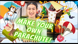 Physics | Force & Motion | DIY a Parachute! | Air Resistance & Gravity | Science Experiment for Kids