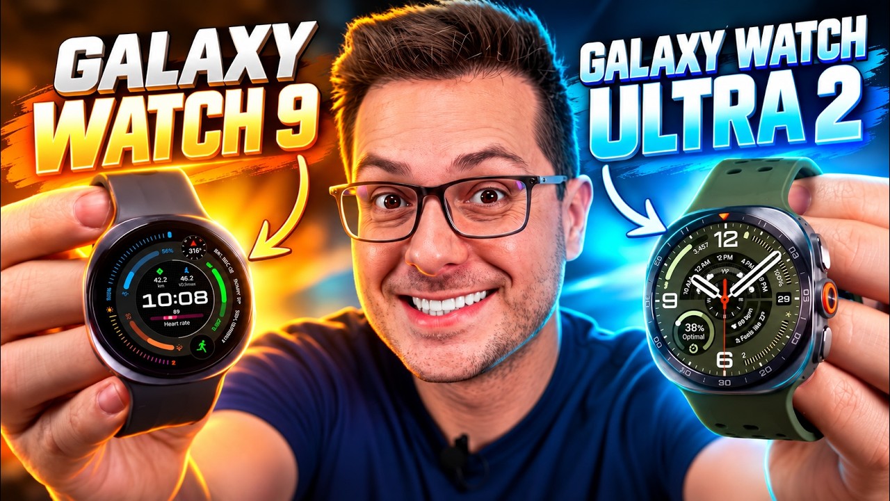 A SAMSUNG ACERTOU? Galaxy Watch Ultra 2 e Galaxy Watch 9! Comparativo!