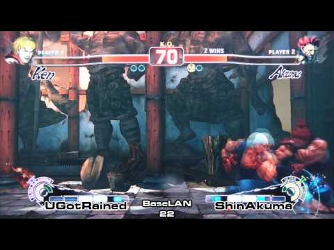 BaseLAN 22 SSF4 Top 8 - UGotRained vs ShinAkuma