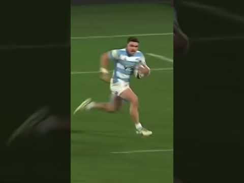 Mateo Carreras lo dejó parado a Damián McKenzie en el triunfo de Los Pumas a los All Blacks 38 a 30