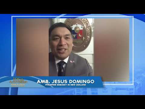 106th INC anniversary greetings from Macau Consul Gen. Lilibeth Deapera & Amb. Jesus Domingo