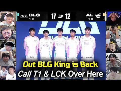 CN Streamers React : BIN Destroying AL with FULL AP JAX " BLG is Back, Call T1 Over Here "