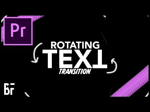 Text Fade Transition Premiere Pro