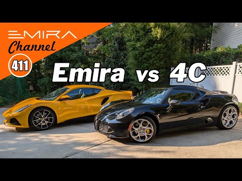 Lotus Emira vs Alfa Romeo 4C Review
