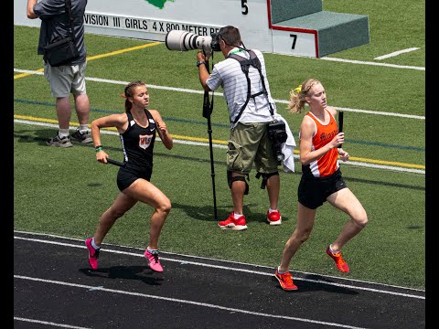 2021 OHSAA DIV III Girls  - FINAL - 4x800 meter (3200 meter Relay) - Friday June 4, 2021 - (4K)