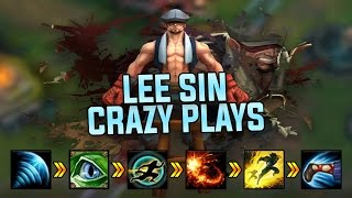 30 AWESOME LEE SIN INSECS/PLAYS | CRAZY MECHANICS &amp; OUTPLAYS!