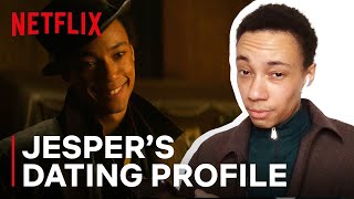 Jesper's Dating Profile with Kit Young | Shadow and Bone | #GeekedWeek video