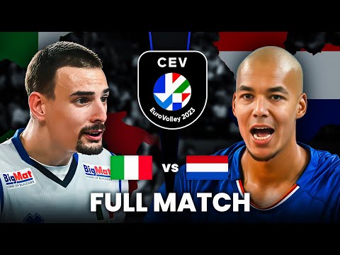 Italy 🇮🇹 vs Netherlands 🇳🇱 | Full Match | CEV EuroVolley 2023 Men