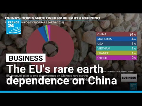 EU to unveil new plan to end dependence on China's rare earths • FRANCE 24 English