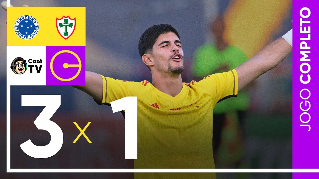 AO VIVO E COM IMAGENS: CRUZEIRO X PORTUGUESA | 3ª FASE | COPINHA 2025