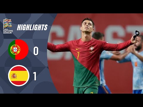 Portugal vs Spain 0-1 | Extended Highlight & Goal | UEFA Nations League 2022/2024