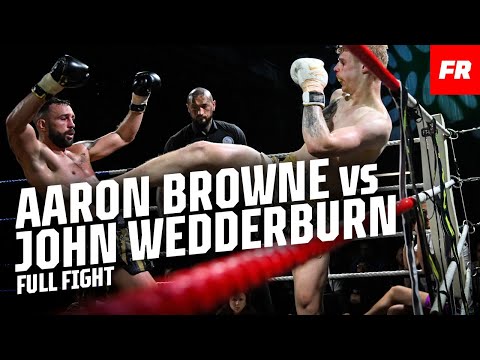 MUAY THAI WAR! 🔥 Aaron Browne vs John Wedderburn | Rebellion | Full Fight | Fight Record