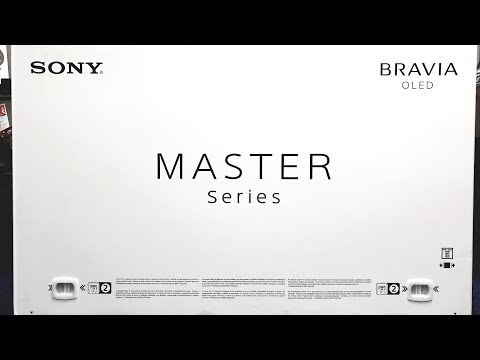 Sony 2019 AG9 A9G OLED Unboxing, Setup and 4K HDR Retail Demos