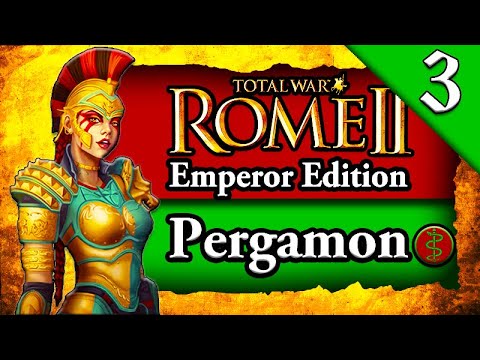 THE FURY OF PERGAMON! Total War Rome 2: Pergamon Campaign #3