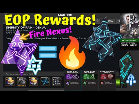 Fire Mystic 6* Nexus Crystal! Eternity of Pain 100% Rewards! 6* Sigil Basic! Cavalier Nexus! - MCOC