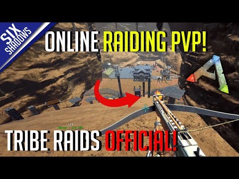 ONLINE RAIDING FUN! | Tribe Raids Official PvP - Ark: Survival Evolved
