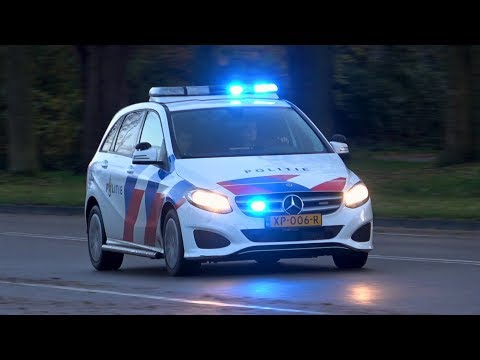 P1, 2x Noodhulp Politie Dokkum naar ongeval Ljouwerterdyk Holwerd