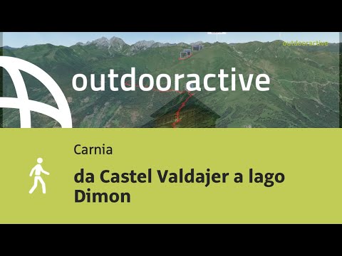 escursioni in Carnia: da Castel Valdajer a lago Dimon