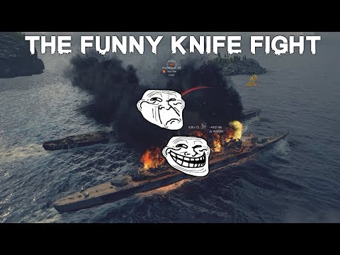 Hindenburg funny knife fight || 6 kills 265K dmg || World of Warships