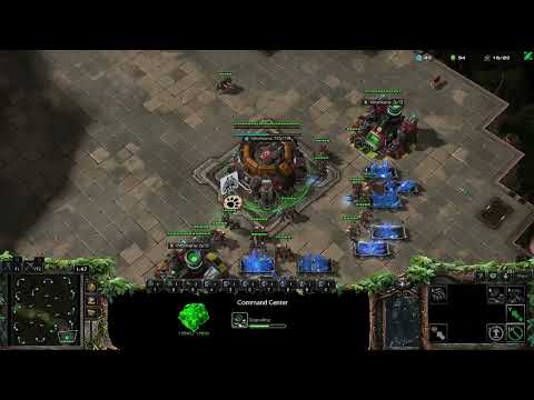 Another Terran VS Terran TVT Starcraft 2 Mech Build easy build for diamond level  TVT